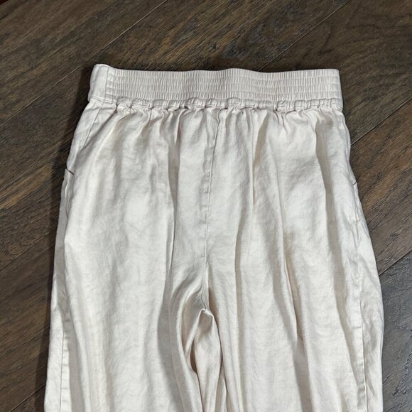 CABI Traipse Linen Blend Trouser Pant Wide Leg Biscotti (Beige) Sz 2 #6266L - Picture 5 of 7